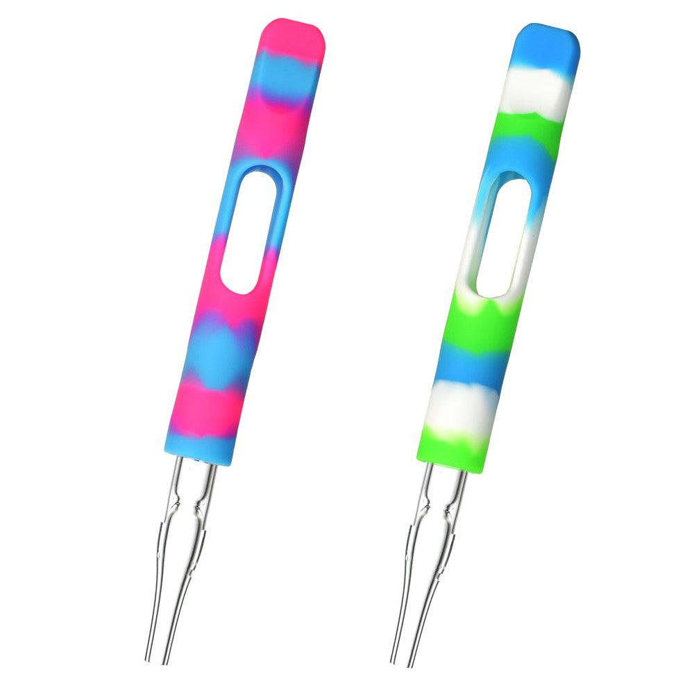 Silicone Wrapped Dab Straw & One Hitter Dab Straws - Tophatter Daily Deals