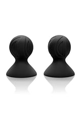 Cal Exotics - Nipple Play - Silicone Pro Nipple Suckers - Black BDSM - Tophatter Daily Deals