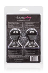 Cal Exotics - Nipple Play - Silicone Pro Nipple Suckers - Black BDSM - Tophatter Daily Deals