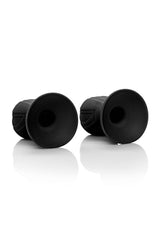 Cal Exotics - Nipple Play - Silicone Pro Nipple Suckers - Black BDSM - Tophatter Daily Deals