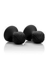 Cal Exotics - Nipple Play - Silicone Pro Nipple Suckers - Black BDSM - Tophatter Daily Deals