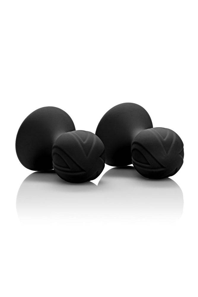 Cal Exotics - Nipple Play - Silicone Pro Nipple Suckers - Black BDSM - Tophatter Daily Deals