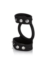 Cal Exotics - Silicone Tri-Snap Cock & Ball Cage - Black Sex Toy - Tophatter Daily Deals
