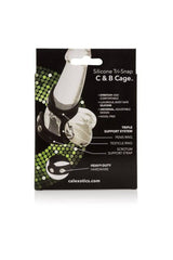 Cal Exotics - Silicone Tri-Snap Cock & Ball Cage - Black Sex Toy - Tophatter Daily Deals
