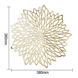 Silver and Gold Decorative Placemats Wine & Dining - Tophatter Daily Deals