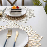 Silver and Gold Decorative Placemats Wine & Dining - Tophatter Daily Deals