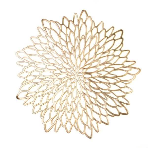 Silver and Gold Decorative Placemats Gold Wine & Dining - Tophatter Daily Deals