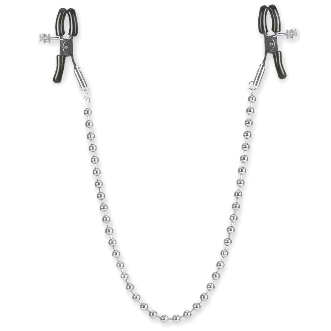Nipple Play Silver Beaded Nipple Clamps Nipple Clamps - Tophatter Daily Deals