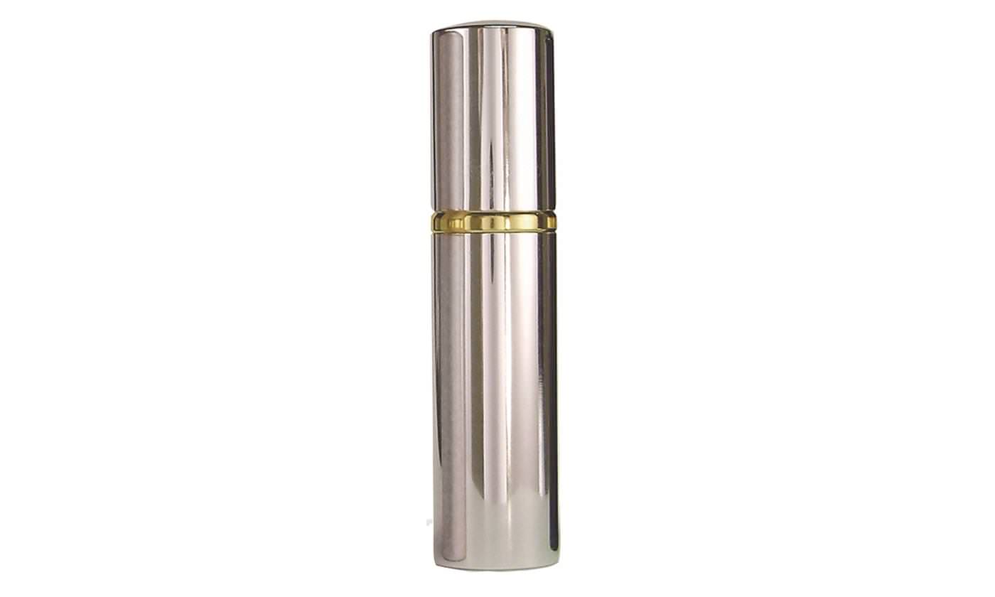 Silver Lipstick Pepper Spray Women Discreet Self Defense Personal Security - Tophatter's Inc. Weapons Store Online Collectible Weapons - Tophatter Daily Deals