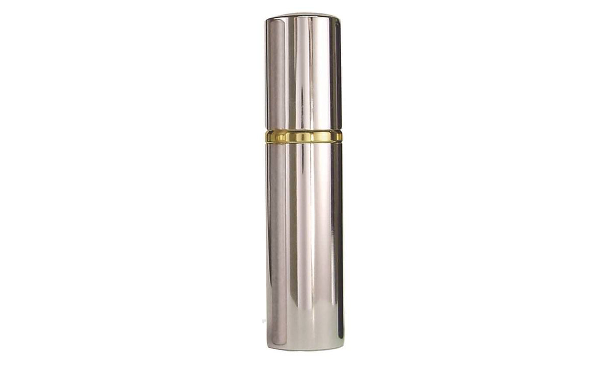 Silver Lipstick Pepper Spray Women Discreet Self Defense Personal Security - Tophatter's Guns'N'Weapons Store Collectible Weapons - Tophatter Daily Deals