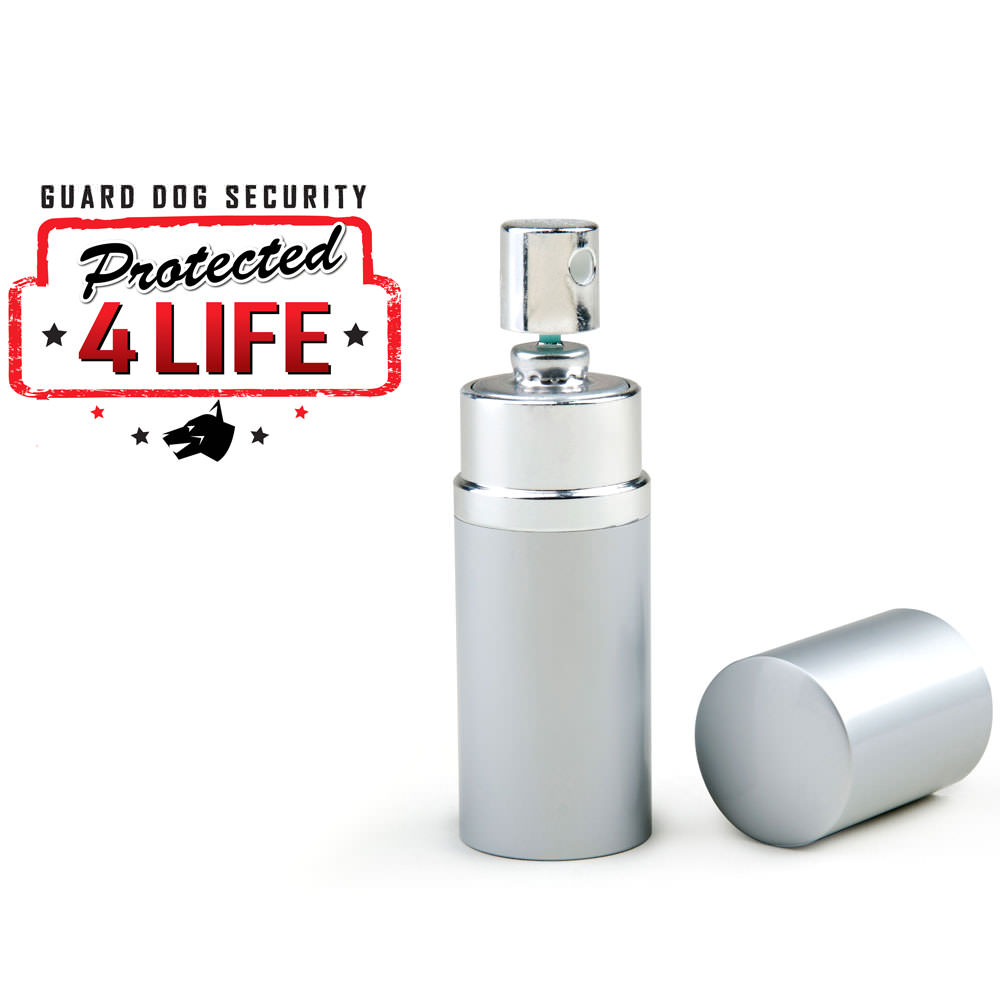 Silver Disguised Lipstick Pepper Spray Women Discreet For Personal Security - Tophatter's Guns'N'Weapons Store Collectible Weapons - Tophatter Daily Deals
