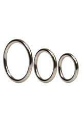 Cal Exotics - Silver Cock Ring - 3 PC Set Sex Toy - Tophatter Daily Deals