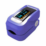Simple Finger Pulse Oximeter Blood Pressure Monitor Heart Rate Portable Blue Health & Wellness - Tophatter Daily Deals