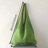 Simple Retro Hollow Crochet Bag Handbags & Wallets - Tophatter Daily Deals