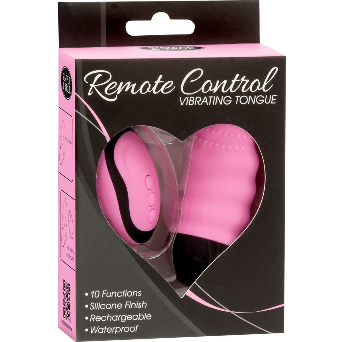 Remote Control Vibrating Tongue in Pink Vibrator - Tophatter Daily Deals
