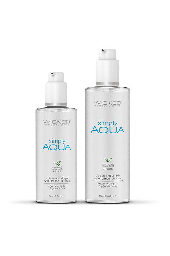 Wicked Sensual Care - Simply Aqua Water Based Lube Liquid - Tophatter Daily Deals