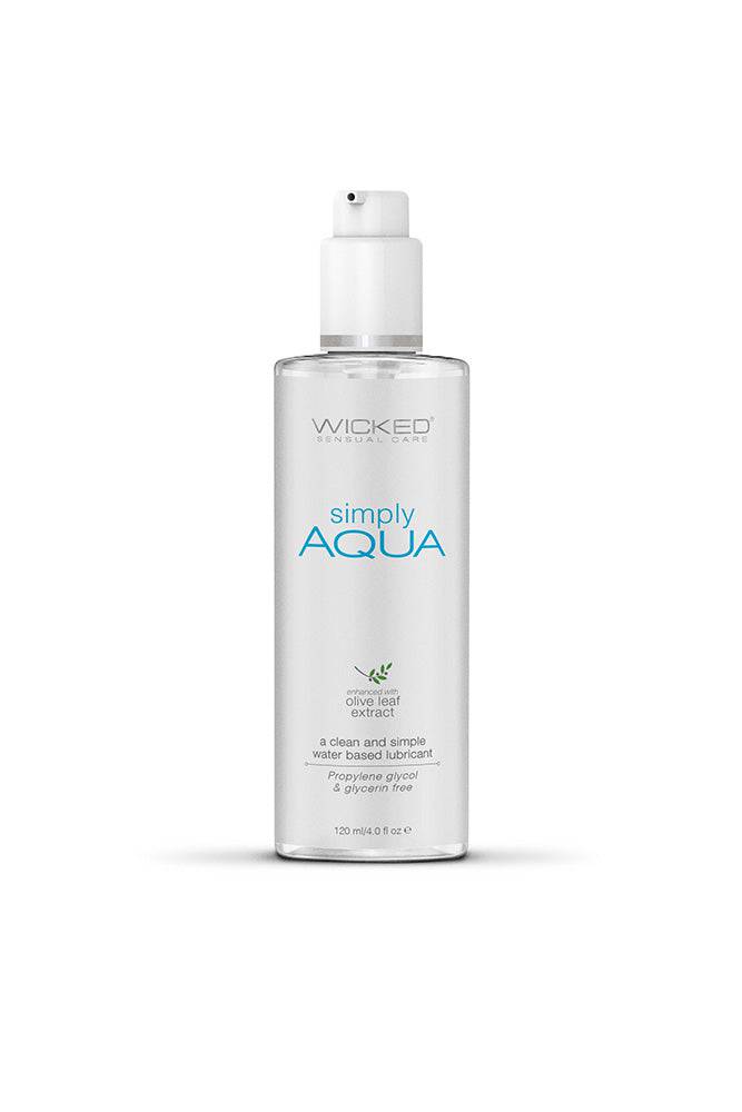 Wicked Sensual Care - Simply Aqua Water Based Lube 4oz Liquid - Tophatter Daily Deals