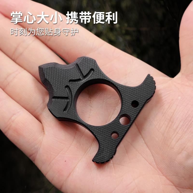 Single Knuckle Duster Ring Brass Knuckles - Tophatter Daily Deals