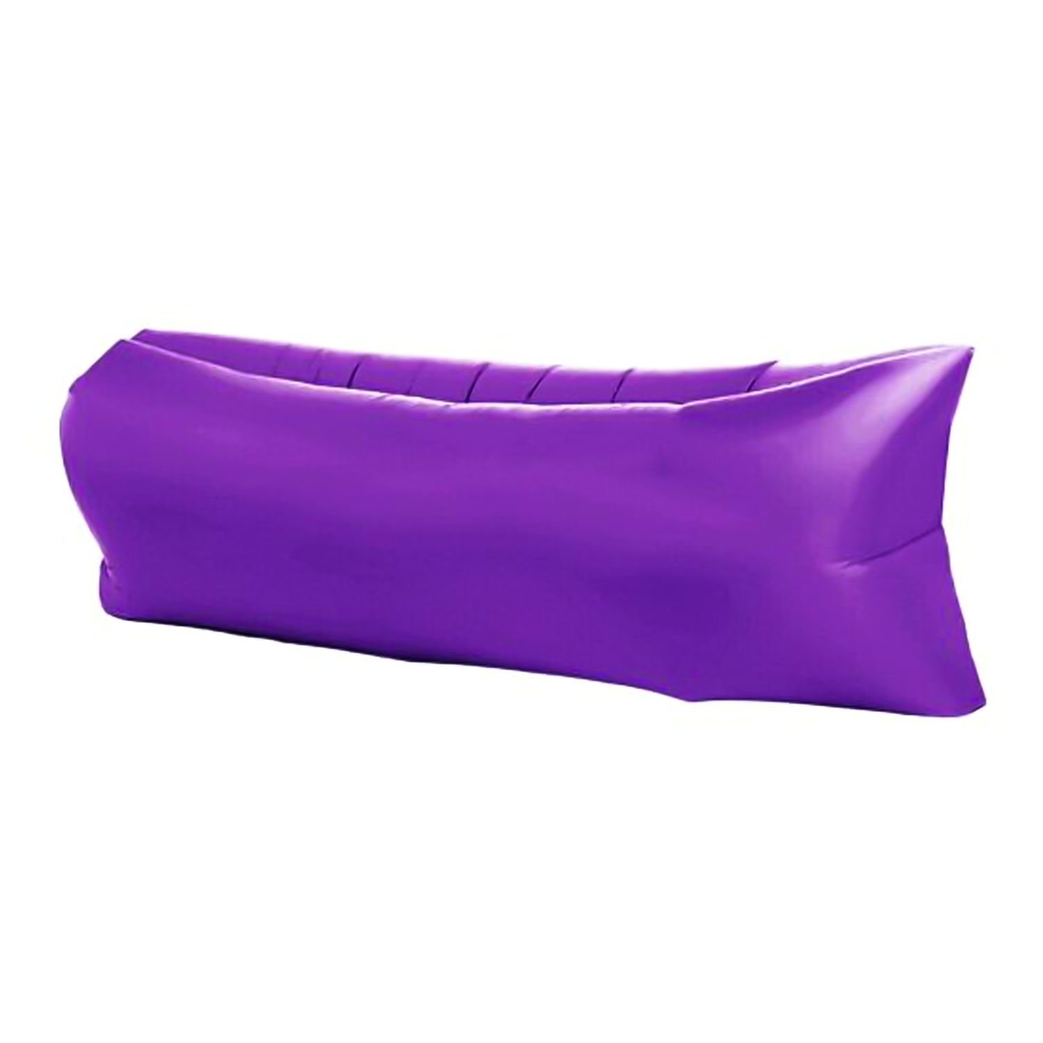 Inflatable Beach Lounger - Portable Sofa Air Bed Lounger Sofa Sack Beach Bag Camping Purple Outdoor Recreation - Tophatter Daily Deals