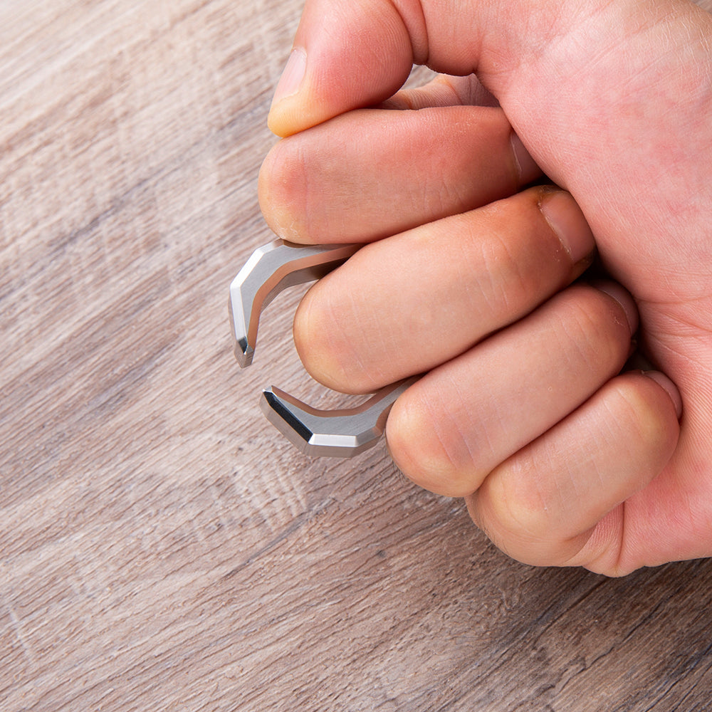 Tuning Fork Single EDC Brass Knuckle Brass Knuckles - Tophatter Daily Deals
