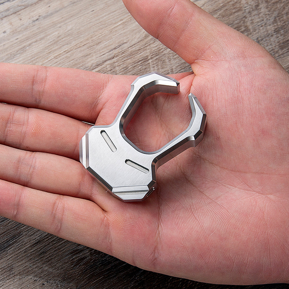 Tuning Fork Single EDC Brass Knuckle Brass Knuckles - Tophatter Daily Deals