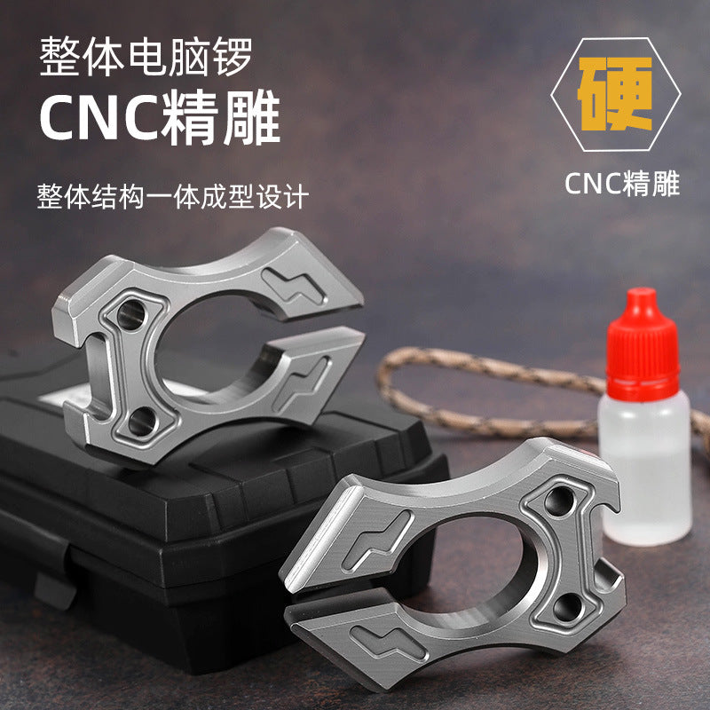 Shocking Thunder Single Brass Knuckle Brass Knuckles - Tophatter Daily Deals