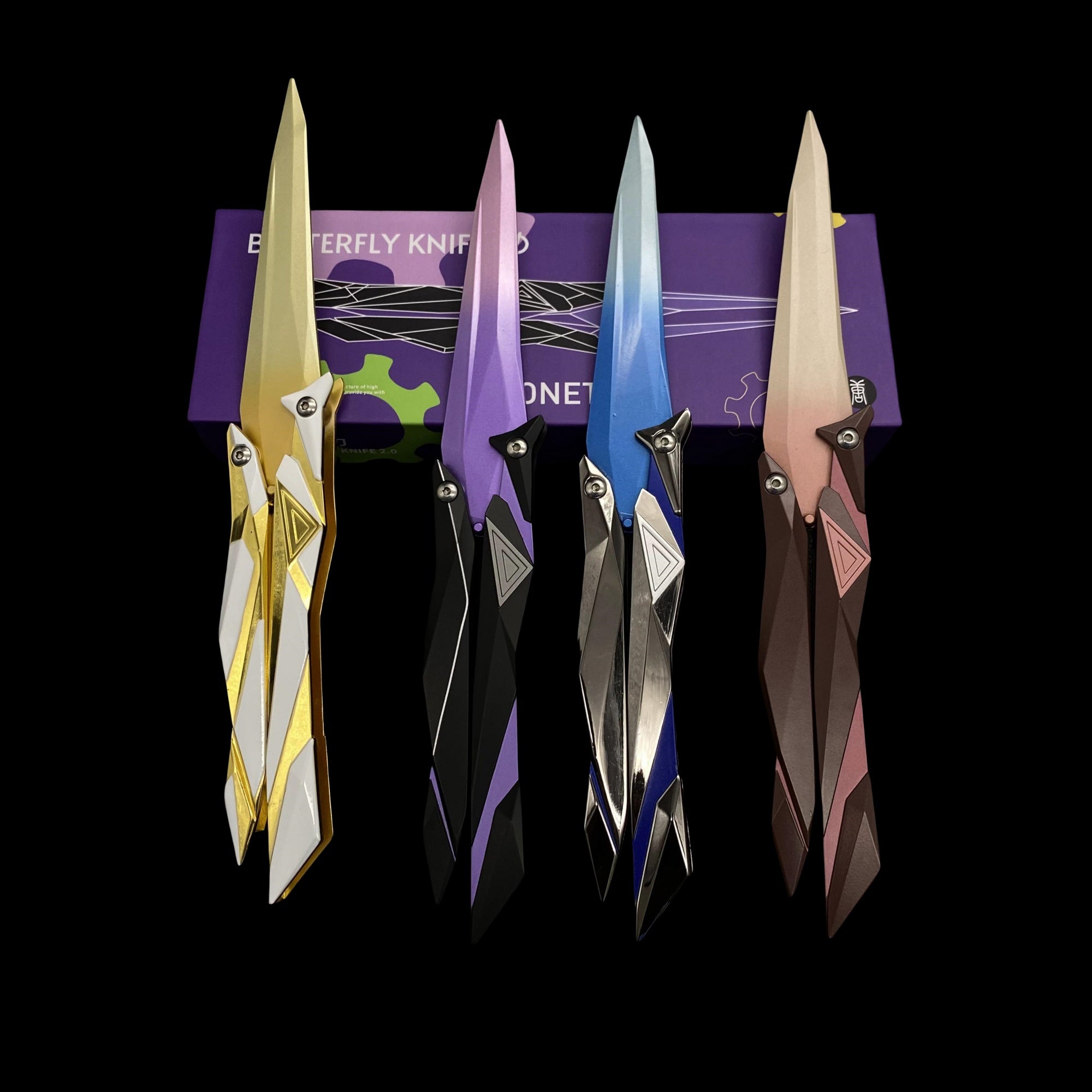 New Version High-Quality Singularity 2.0 Butterfly Knife IRL Game Balisong - Tophatter Daily Deals