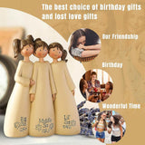 Sisters And Friends Sculpture Decorative Ornaments Seasonal Decor - Tophatter Daily Deals