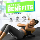 Ab Mat Sit Ups - Ab Pad Mat Sit Up Abdominal Workout Core Stomach CrossFit Cushion Gym Exerciser Exercise & Fitness - Tophatter Daily Deals