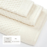 Cotton Diamond Waffle Weave Bath Towel Set - Grayson Collection Bath - Tophatter Daily Deals