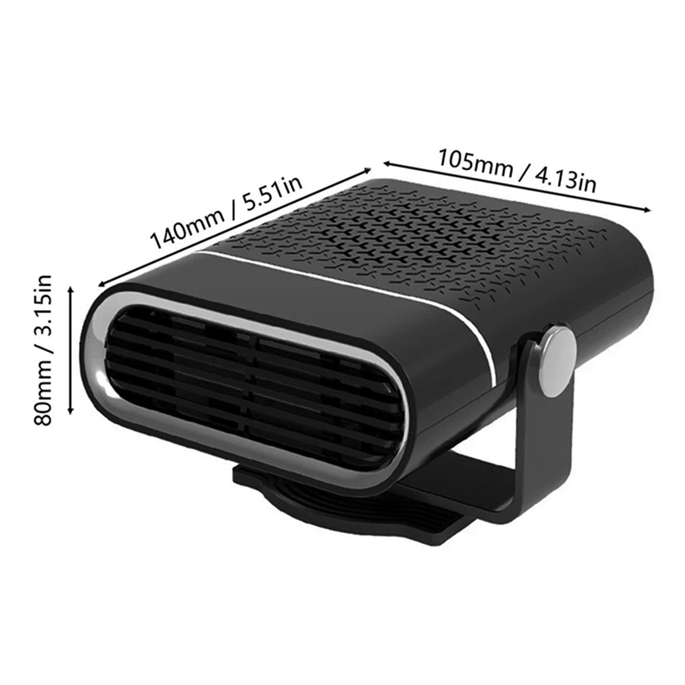 Portable Car Heater Quick Heat 30s Compact Warmth Comfort - Tophatter Daily Deals