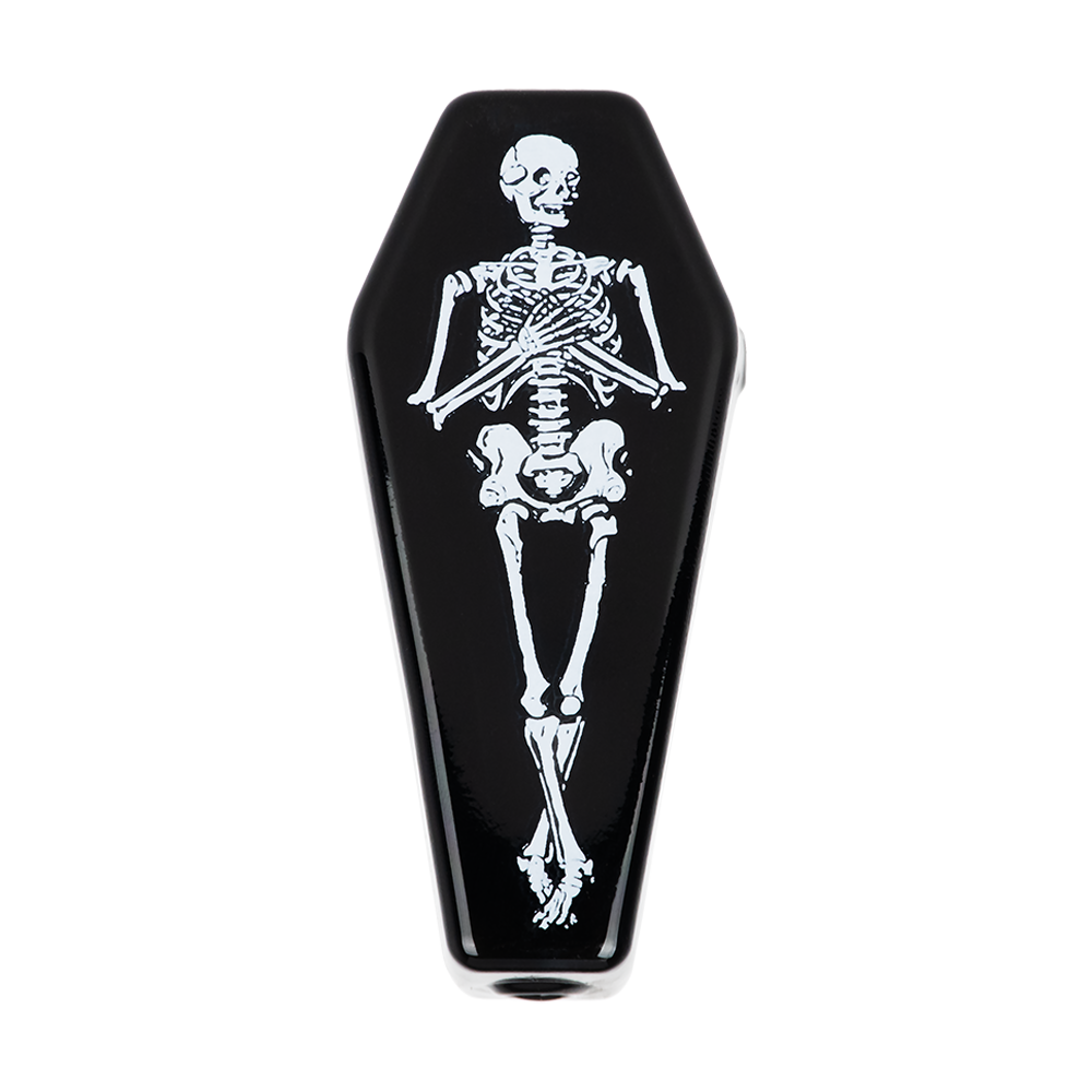 Skelly's Coffin Hand Pipe Hand Pipes - Tophatter Daily Deals