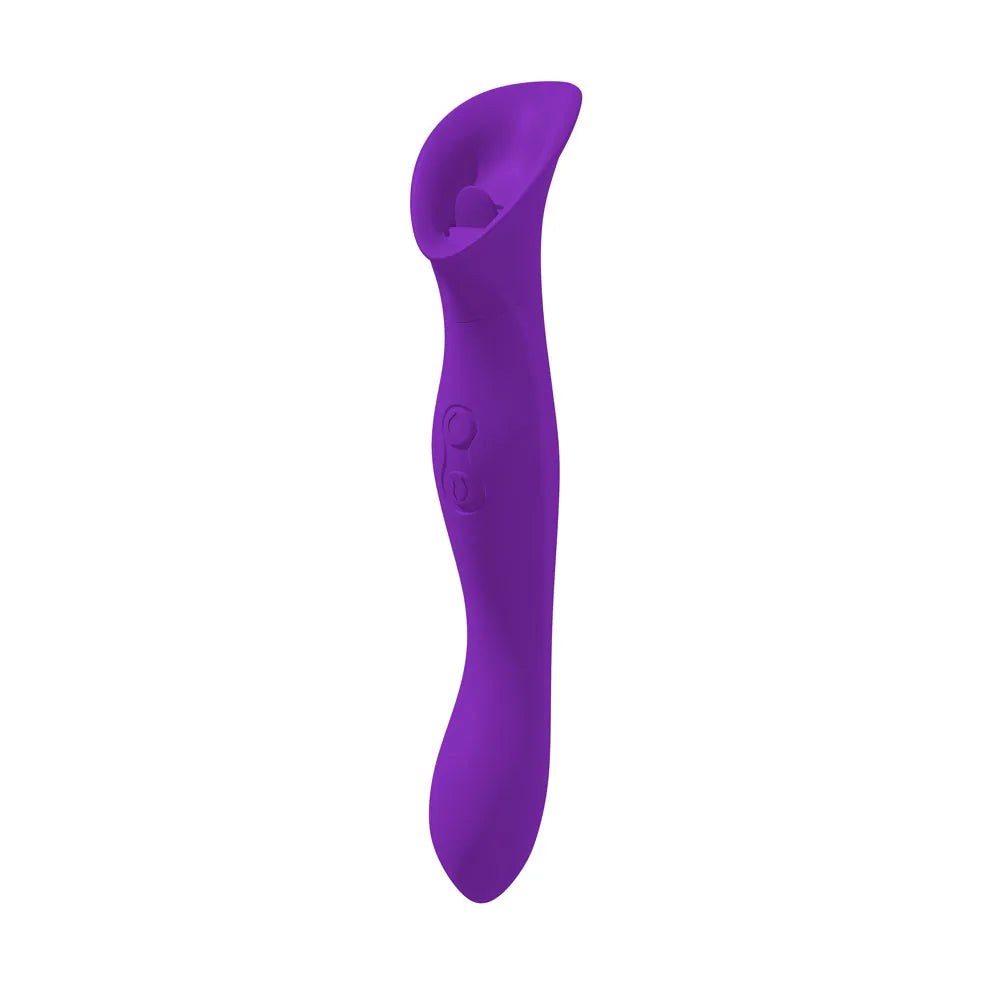 Petallux (Purple) – Dual-Ended Clitoral Stimulator > Sex Toys For Ladies > Clitoral Vibrators and Stimulators - Tophatter Daily Deals