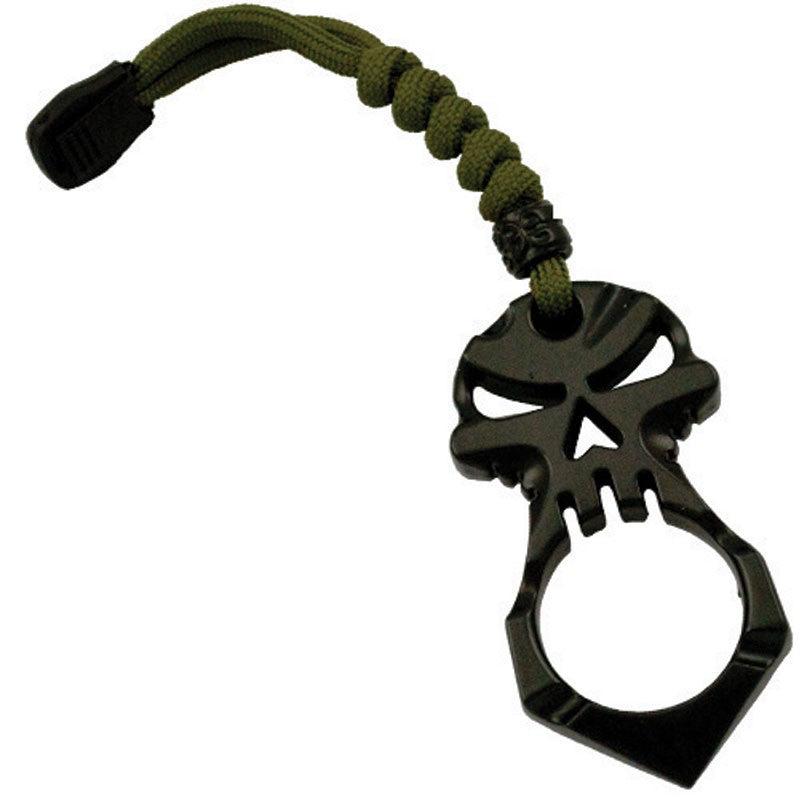 Skull Keychain Bottle Opener Defense Tool Value Pack of 3 Black - Tophatter Daily Deals