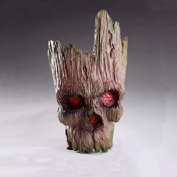 Haunted Groot Flower Pot Natural (Brown) Movie Sword - Tophatter Daily Deals