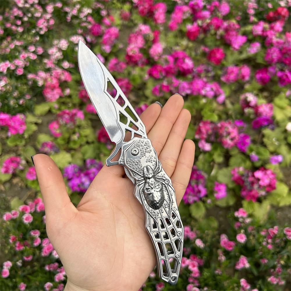 3D Skeleton Spider Folding Knife - Tophatter Daily Deals