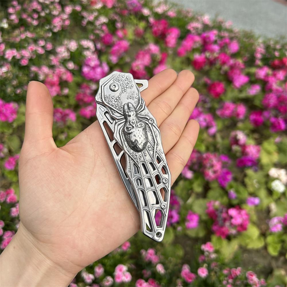 3D Skeleton Spider Folding Knife - Tophatter Daily Deals