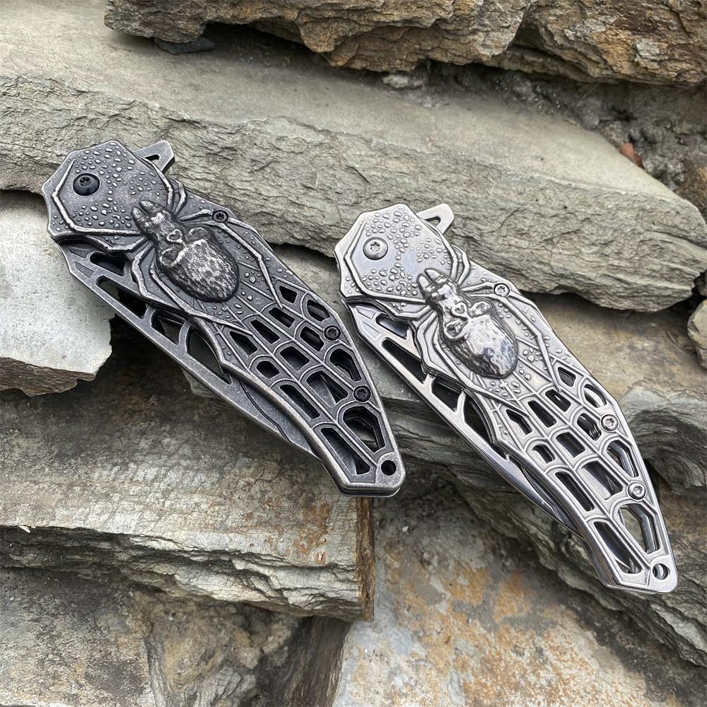 3D Skeleton Spider Folding Knife - Tophatter Daily Deals