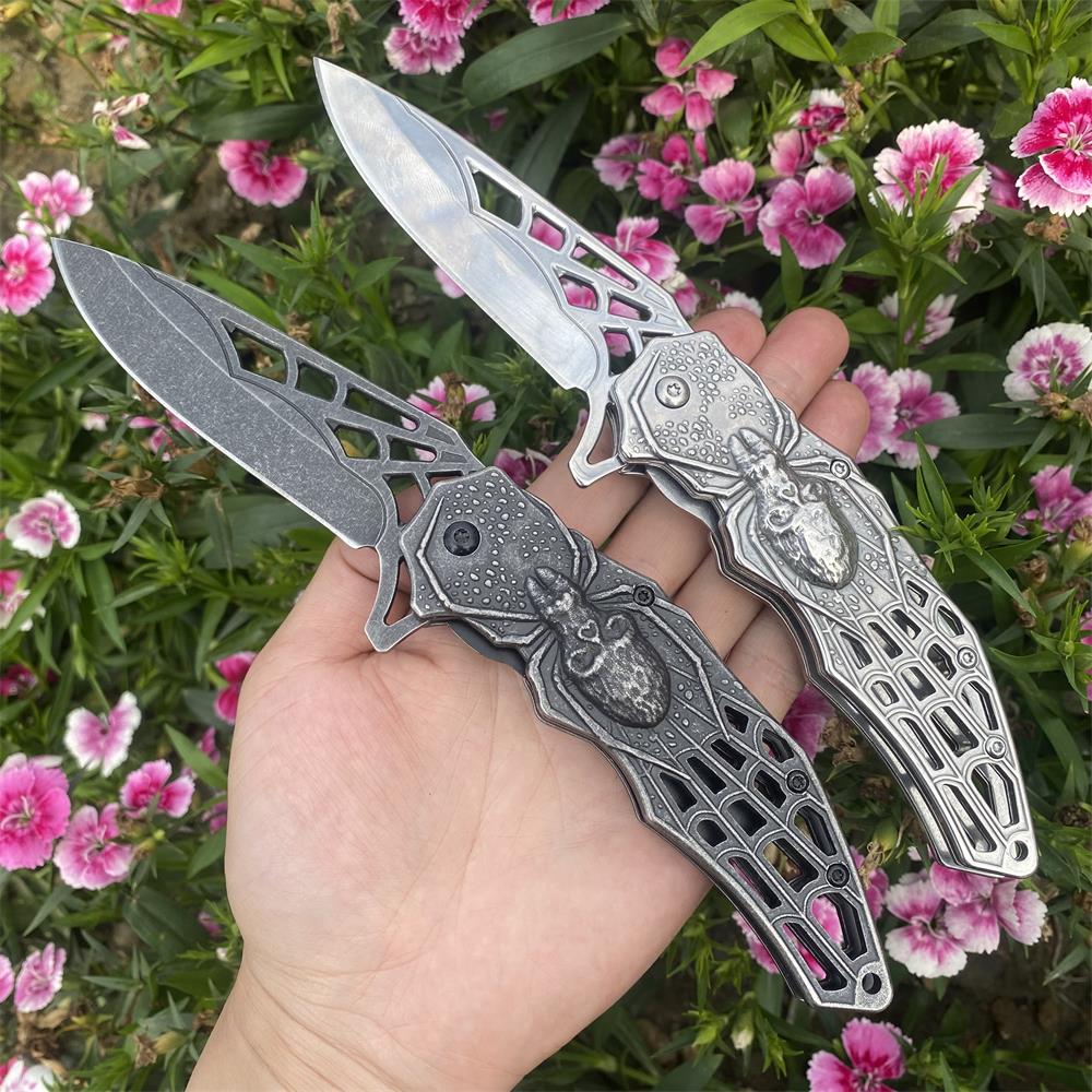 3D Skeleton Spider Folding Knife - Tophatter Daily Deals
