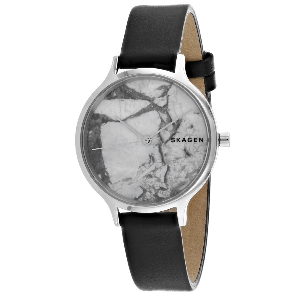 Skagen Men's Ancher White Dial Watch - SKW2719 Black Watches - Tophatter Daily Deals