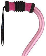 Chic Pink Walking Cane: Style & Comfort with Color Match Adjustable Walking Canes - Tophatter Daily Deals