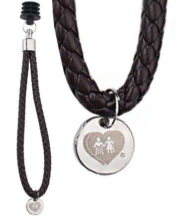 Black Leather Offset Strap - For Offset Canes Only Gold Chain - Tophatter Daily Deals