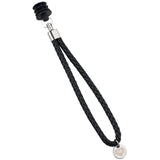 Black Leather Offset Strap - For Offset Canes Only Gold Chain - Tophatter Daily Deals