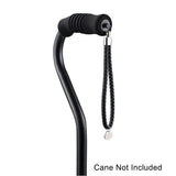 Black Leather Offset Strap - For Offset Canes Only Gold Chain - Tophatter Daily Deals