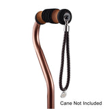 Brown Leather Offset Strap - For Offset Canes Only Gold Chain - Tophatter Daily Deals