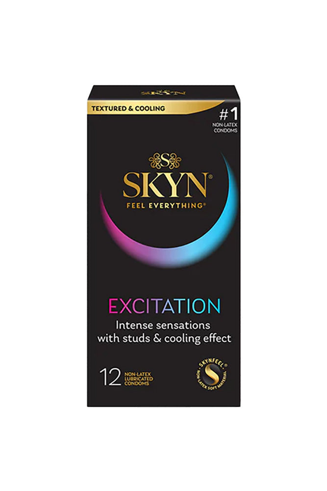 SKYN - Excitation Textured & Cooling Condoms - 12 pack - Tophatter Daily Deals