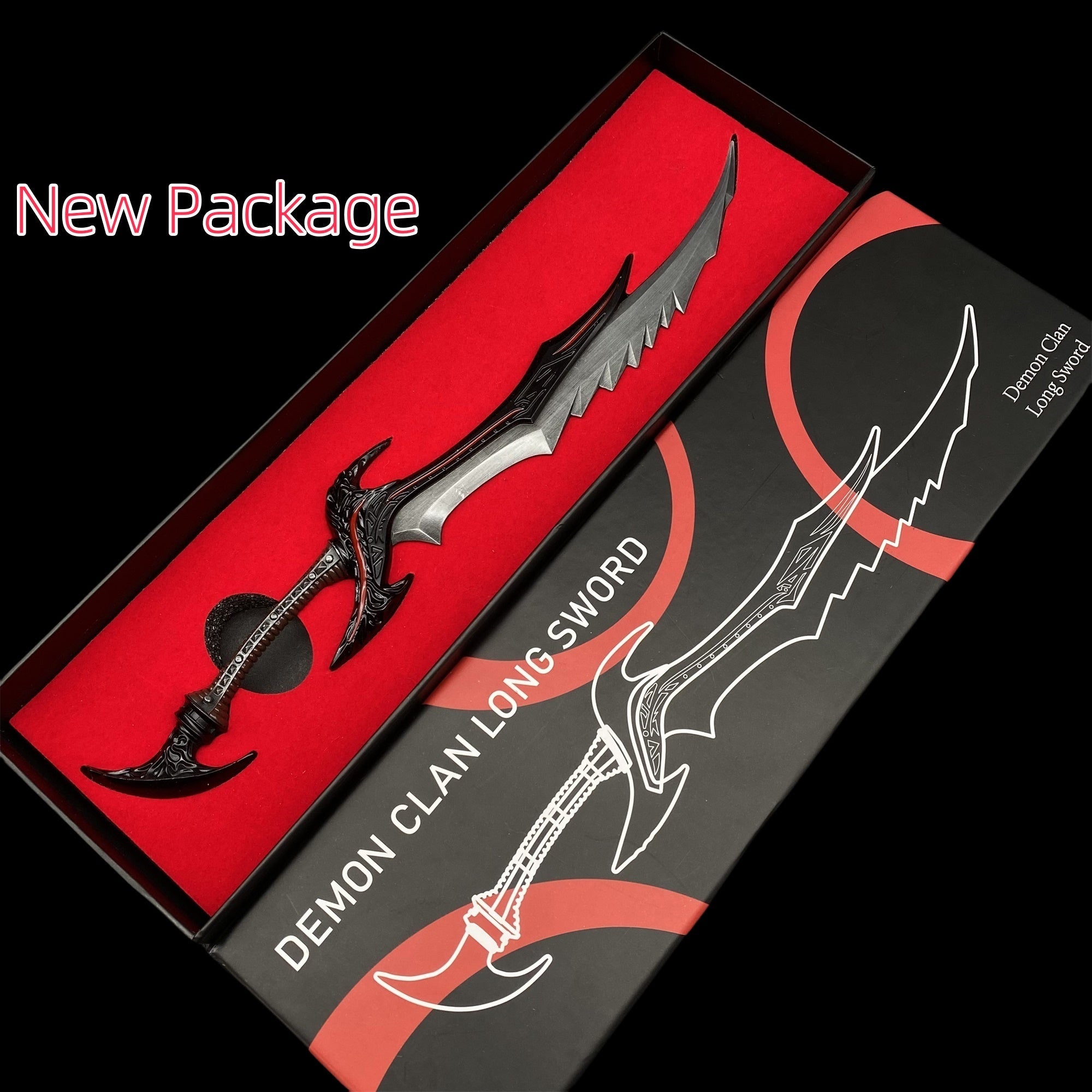 Game Sword Handicrafts Metal Replicas Daedric Sword(New Version) - Tophatter Daily Deals