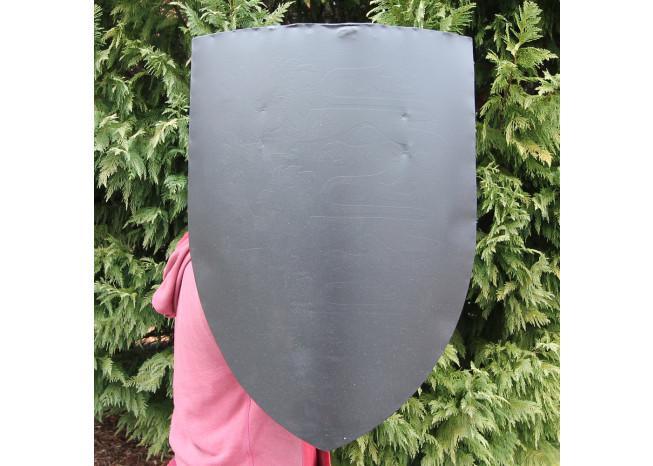 Black Medieval Blank Customizable War Shield historical period - Tophatter Daily Deals