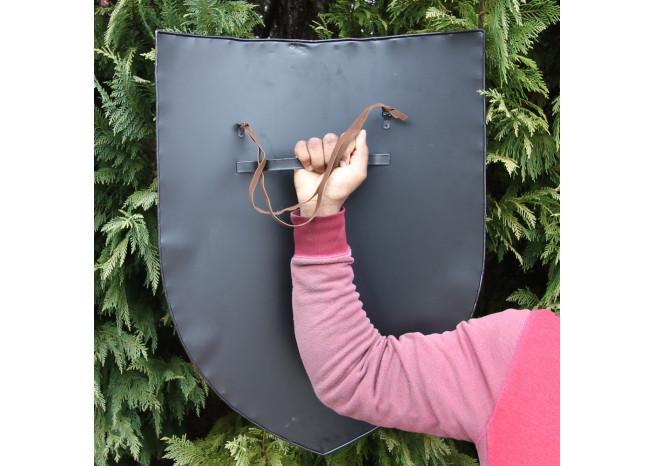 Black Medieval Blank Customizable War Shield historical period - Tophatter Daily Deals