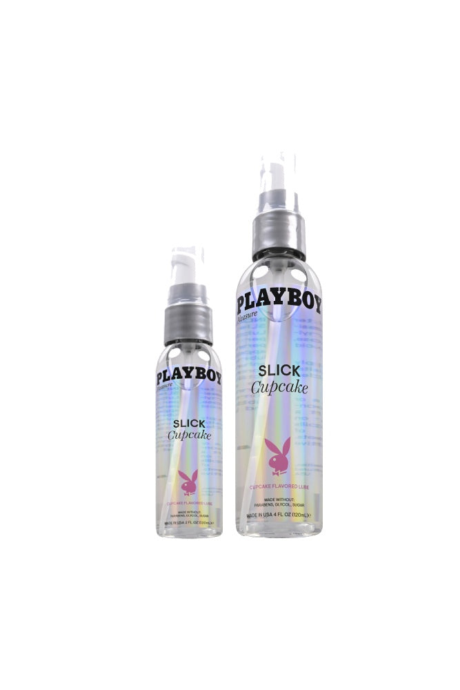 Playboy - Slick Cupcake Flavored Water Based Lubricant - Various Sizes Liquid - Tophatter Daily Deals